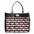 JuJuBe Dots and Stripes - Super Be Zippered Tote Diaper Bag